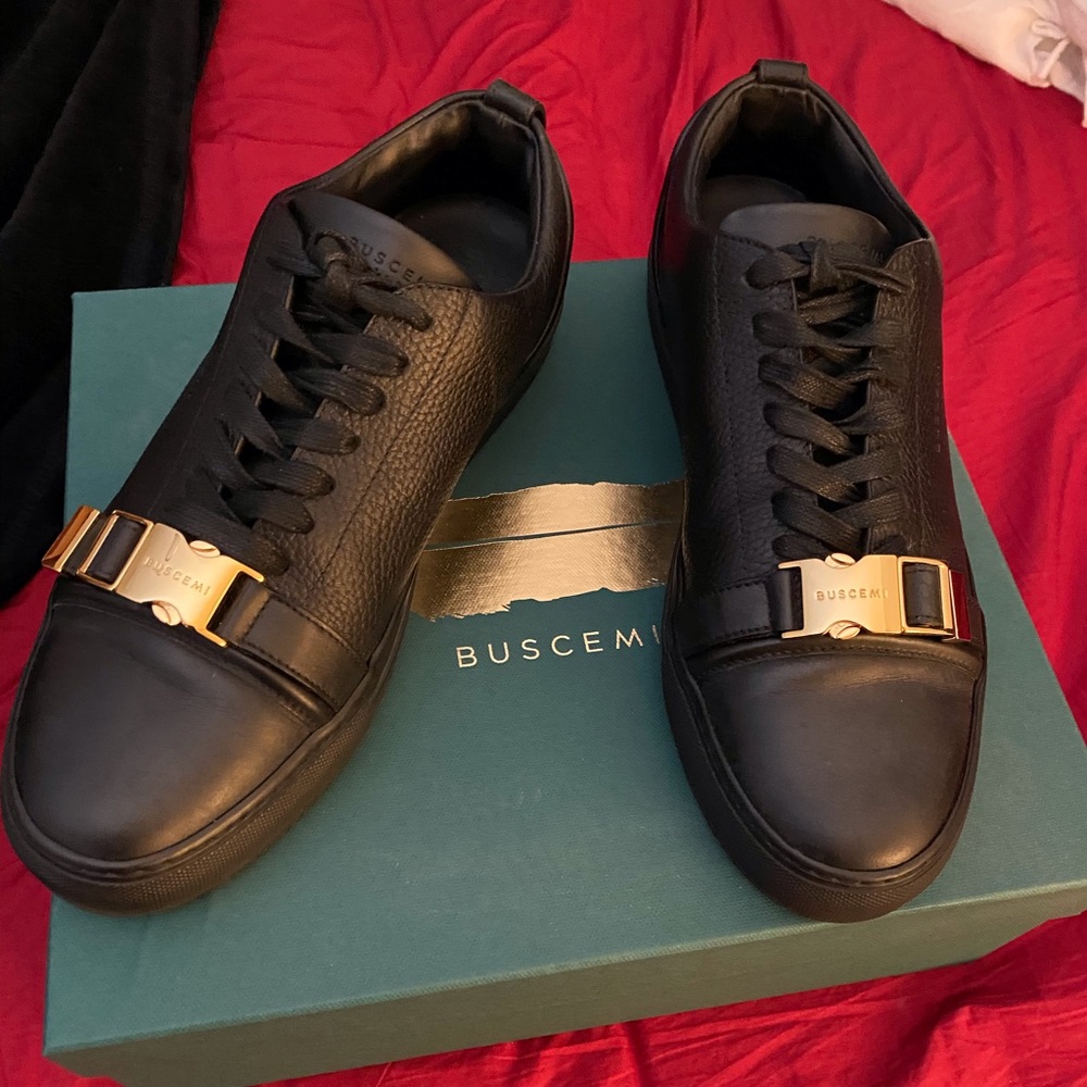 BUSCEMI 50 MM Strap BLACK/BLACK Shoes